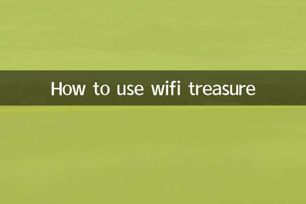 How to use wifi treasure