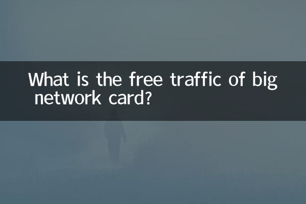 What is the free traffic of big network card?