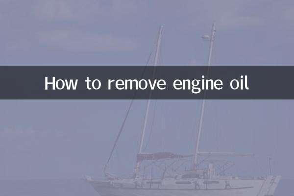 Como remover o óleo do motor