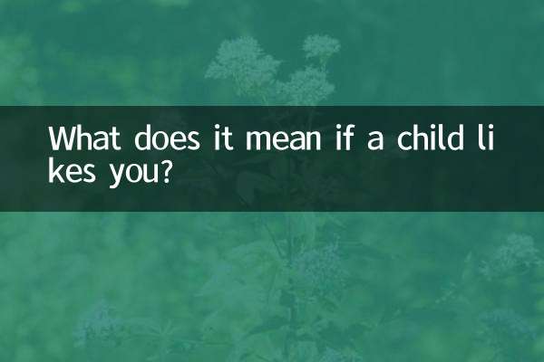 小孩子喜歡你說明什麼