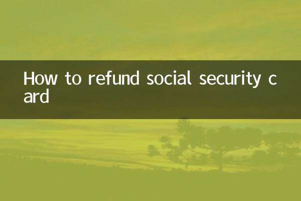 社保卡怎麼退錢