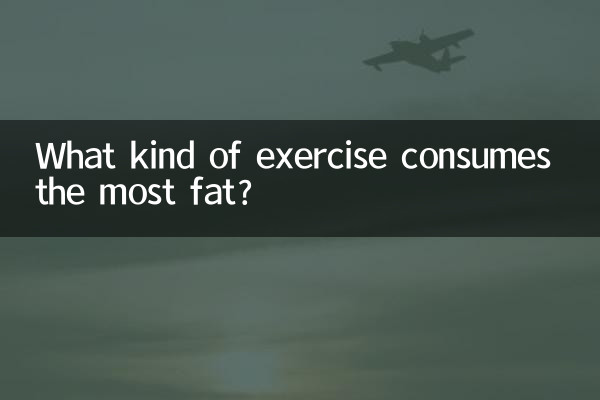 What kind of exercise consumes the most fat?