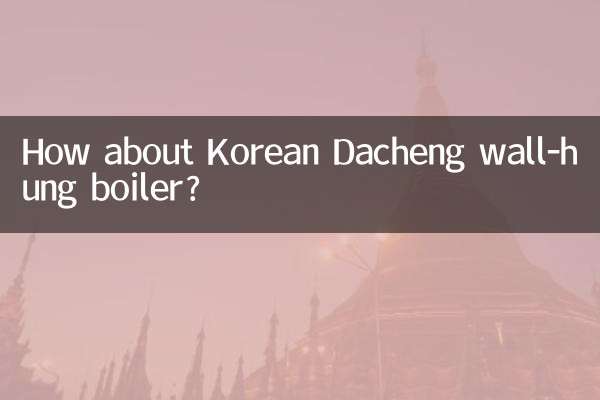 Wie wäre es mit einem koreanischen Dacheng-Wandkessel?