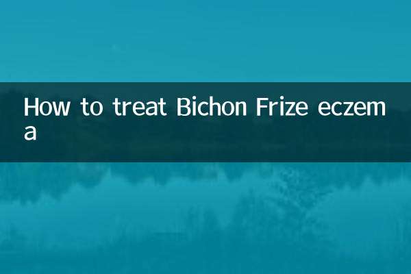 Cómo tratar el eccema del Bichón Frisé