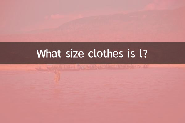 Welche Kleidergröße hat L?