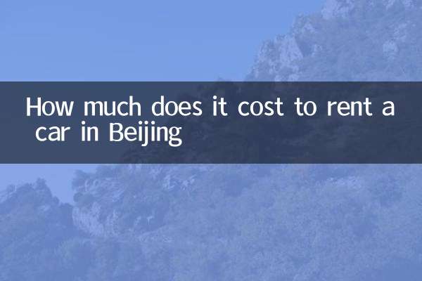 How much does it cost to rent a car in Beijing