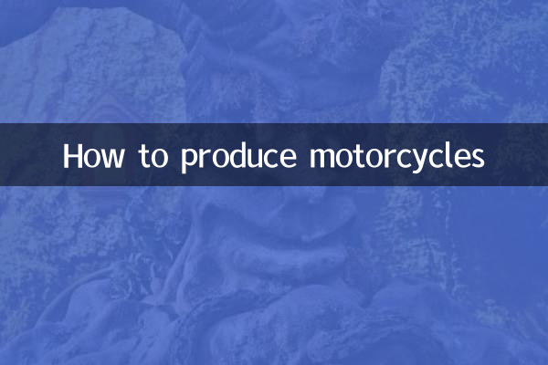 मोटरसाइकिल का उत्पादन कैसे करें