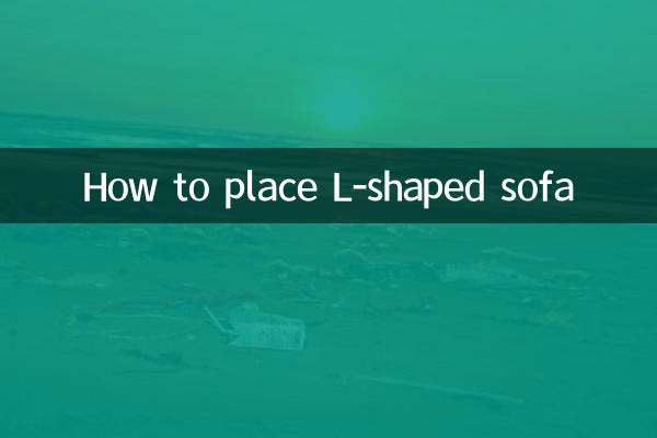 Come posizionare il divano a L