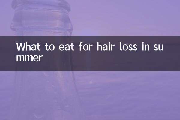 Qué comer para la caída del cabello en verano