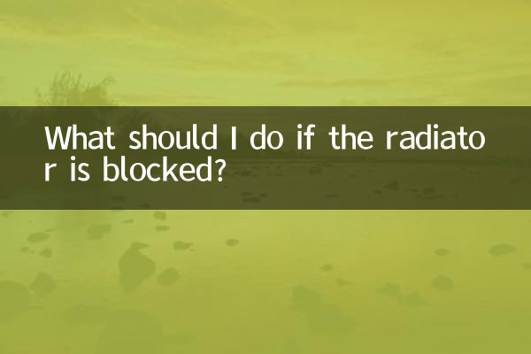 Was soll ich tun, wenn der Kühler verstopft ist?