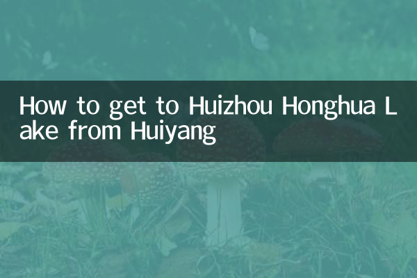 ہویانگ سے ہوئزہو ہنگوا جھیل تک کیسے پہنچیں
