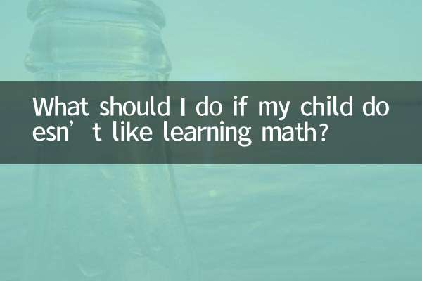 O que devo fazer se meu filho não gostar de aprender matemática?