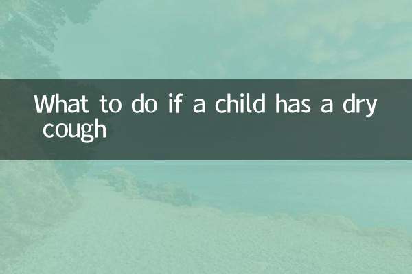 Что делать, если у ребенка сухой кашель