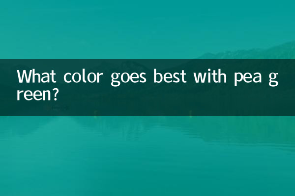 豆绿色配什么颜色最搭