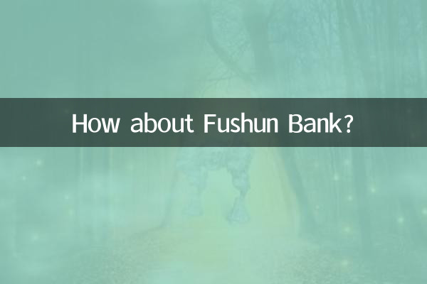 ফুশুন ব্যাংকের কী অবস্থা?