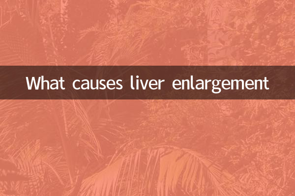 肝臓肥大の原因