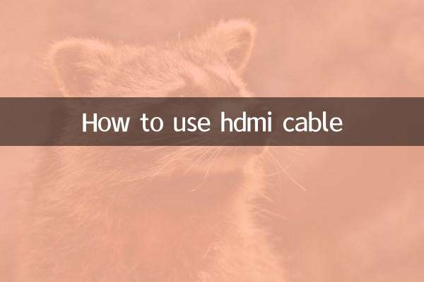 Cómo utilizar el cable HDMI