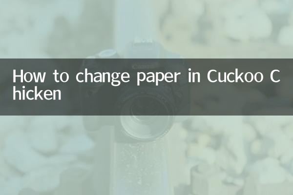 So wechseln Sie das Papier in Cuckoo Chicken