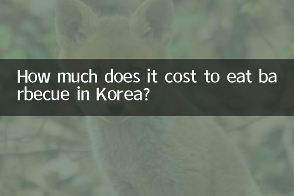 কোরিয়াতে বারবিকিউ খেতে কত খরচ হয়?