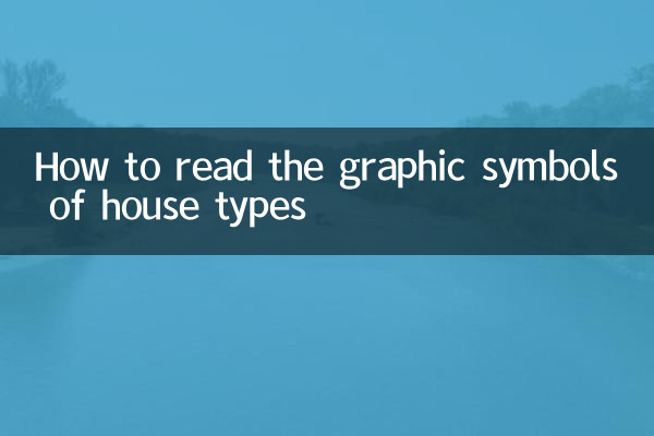 How to read the graphic symbols of house types