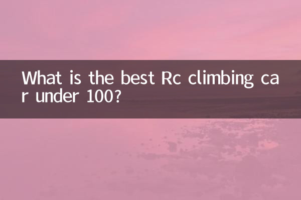 What is the best Rc climbing car under 100?