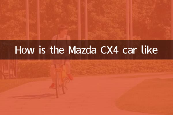How is the Mazda CX4 car like