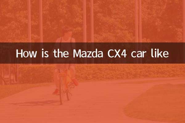 How is the Mazda CX4 car like
