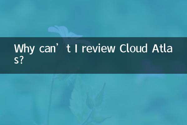 Cloud Atlas を振り返ることができないのはなぜですか?