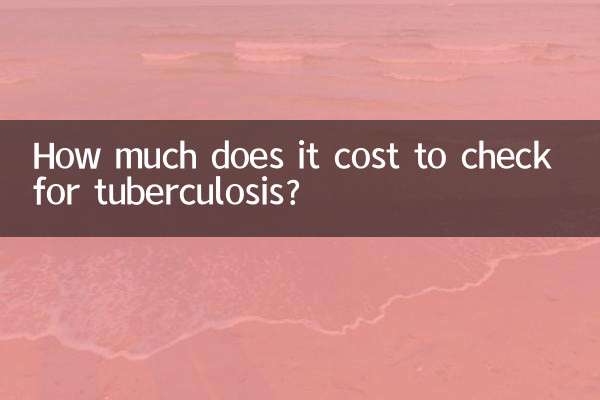 How much does it cost to check for tuberculosis?