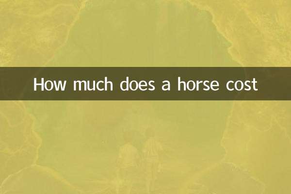 एक घोड़े की कीमत कितनी होती है