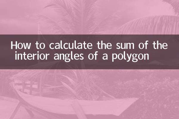 Como calcular a soma dos ângulos internos de um polígono