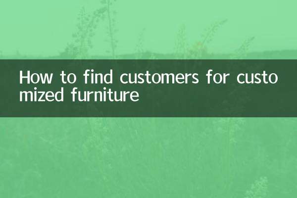 কাস্টমাইজড আসবাবপত্রের জন্য গ্রাহকদের কীভাবে খুঁজে পাবেন