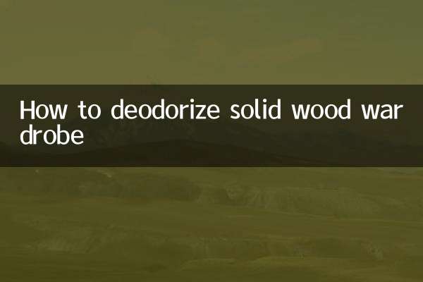 نحوه خوشبو کردن کمد چوبی جامد