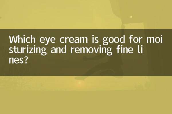 Quelle crème pour les yeux est bonne pour hydrater et éliminer les ridules ?