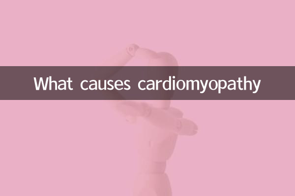 Quelles sont les causes de la cardiomyopathie