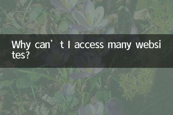 Why can’t I access many websites?