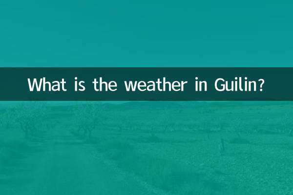 Какая погода в Гуйлинь?