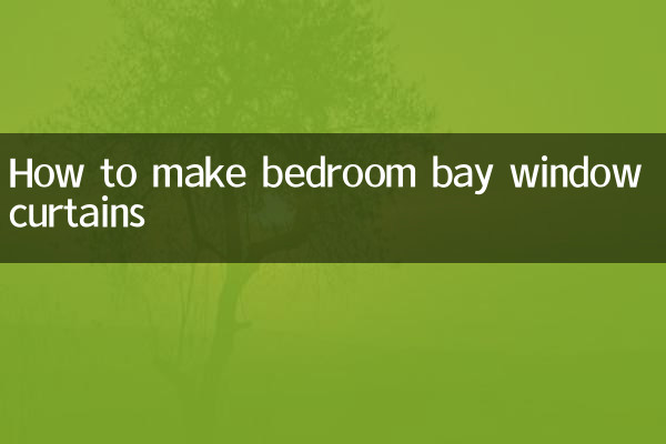 Cómo hacer cortinas para ventana salediza en el dormitorio