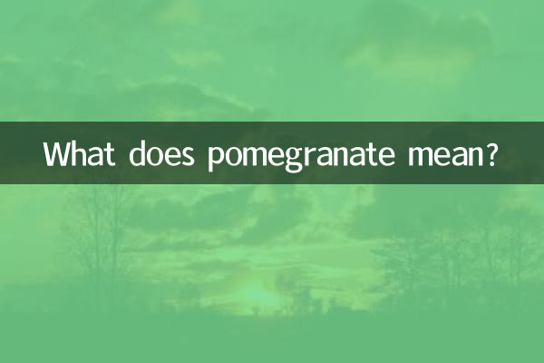 Que signifie grenade ?