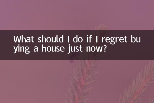 अगर मुझे अभी घर खरीदने का पछतावा हो तो मुझे क्या करना चाहिए?
