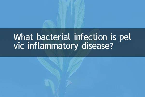 کون سا بیکٹیریل انفیکشن شرونیی سوزش کی بیماری ہے؟