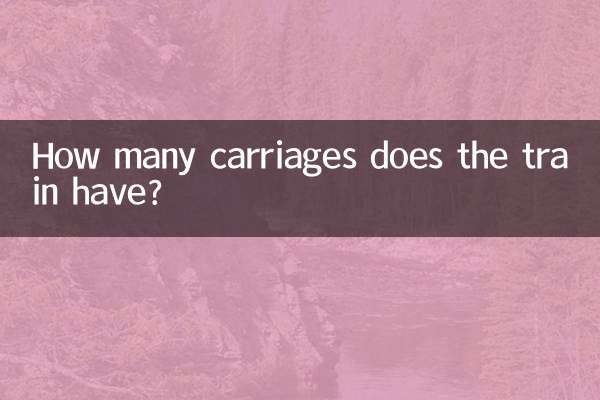 Сколько вагонов в поезде?