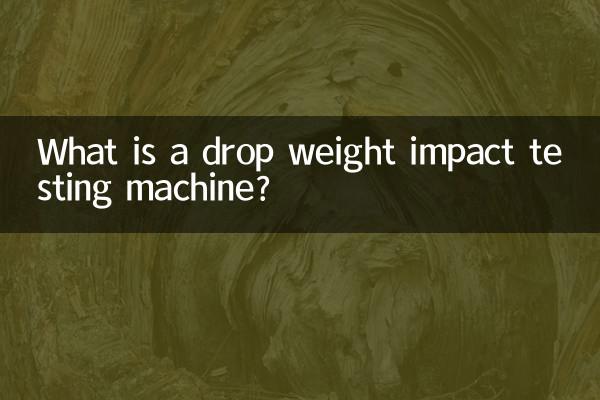 Was ist eine Fallgewichts-Schlagprüfmaschine?