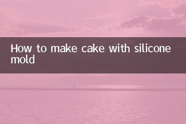 Como fazer bolo com molde de silicone