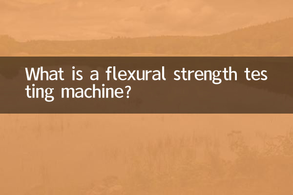 Was ist eine Biegefestigkeitsprüfmaschine?