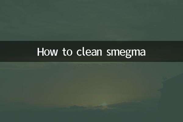 Cómo limpiar el esmegma