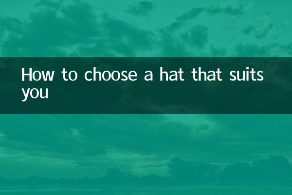 Cómo elegir un sombrero que te quede bien