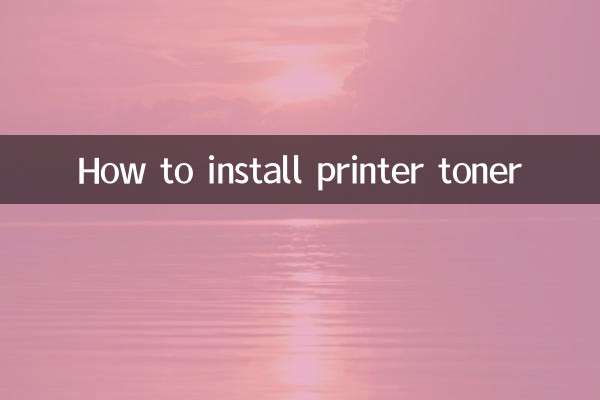 Come installare il toner della stampante