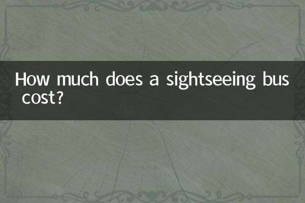 How much does a sightseeing bus cost?