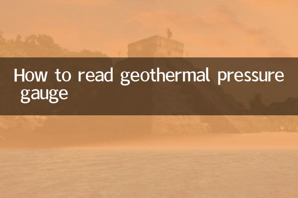 How to read geothermal pressure gauge